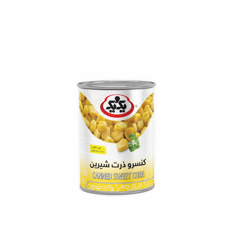 کنسرو ذرت شیرین یک و یک با طعم طبیعی و کیفیت برتر